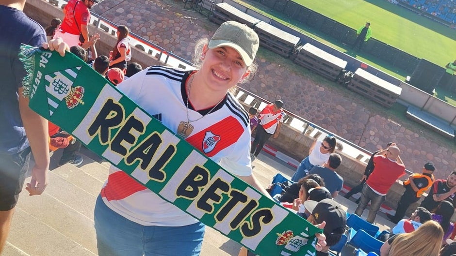 La argentina Cinthia, un sueño vivido y otro por vivir con el Betis