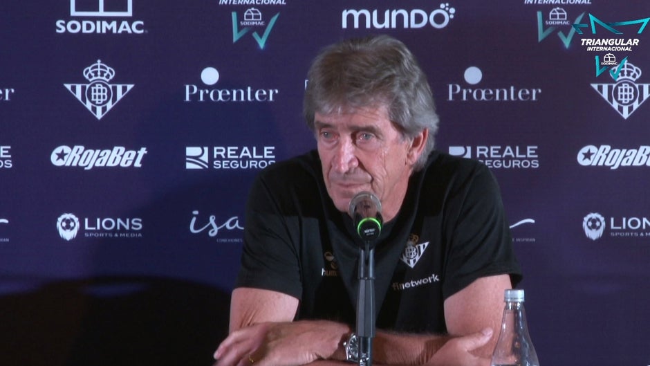 Pellegrini: «Ante River no vimos al Betis que juega todas las semanas en España»