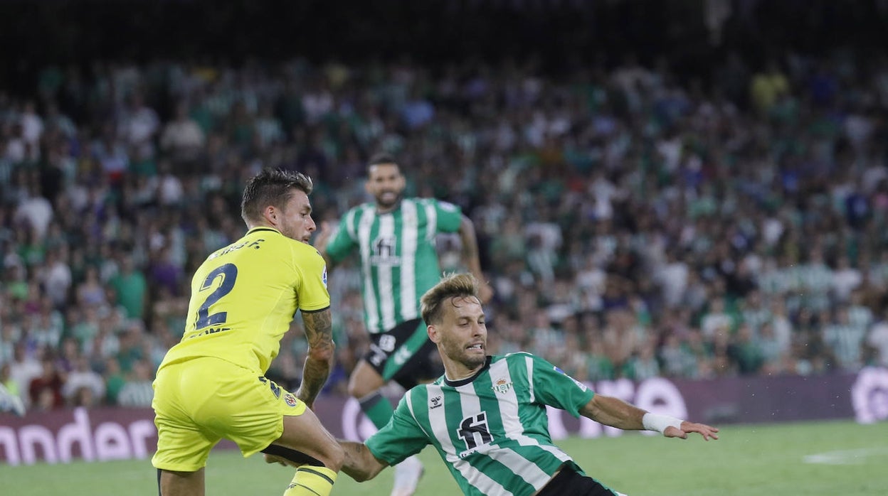Un lance del Betis - Villarreal de esta temporada en el Benito Villamarín