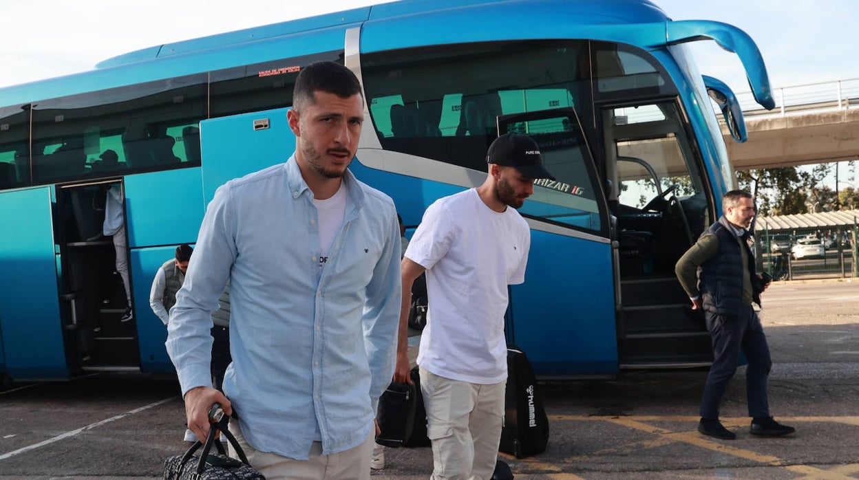 Guido Rodríguez, en el viaje del Betis hacia Villarreal