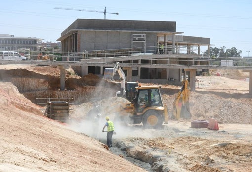 Obras de la nueva ciudad deportiva del Betis