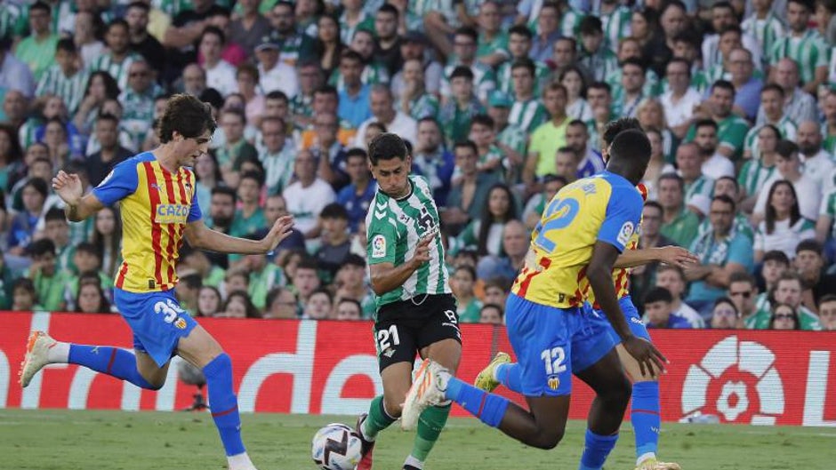 Betis - Valencia: resumen, resultado y goles (1-1)