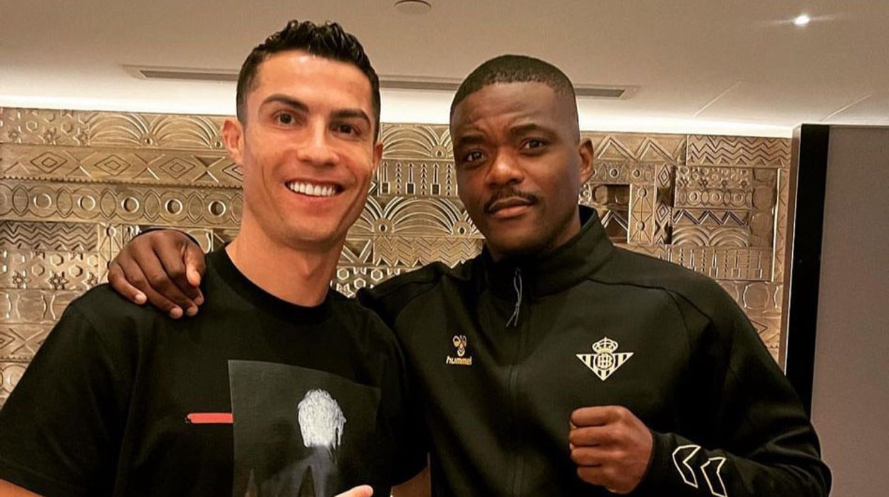 Cristiano Ronaldo y William Carvalho, en Arabia cuando el Betis jugó la Supercopa de España