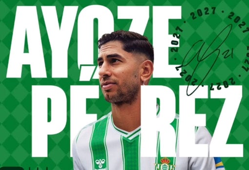 Anuncio del fichaje de Ayoze por el Betis