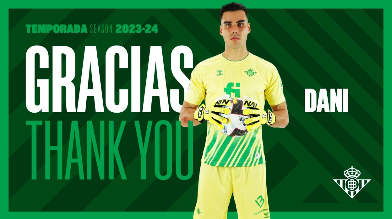 El Betis ha anunciado el traspaso de Dani Martín al Andorra