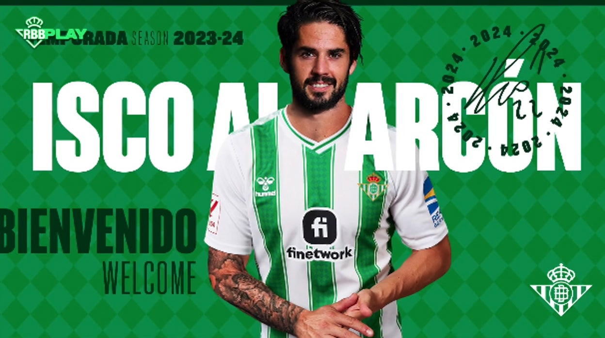 Oficial: Isco, nuevo jugador del Betis