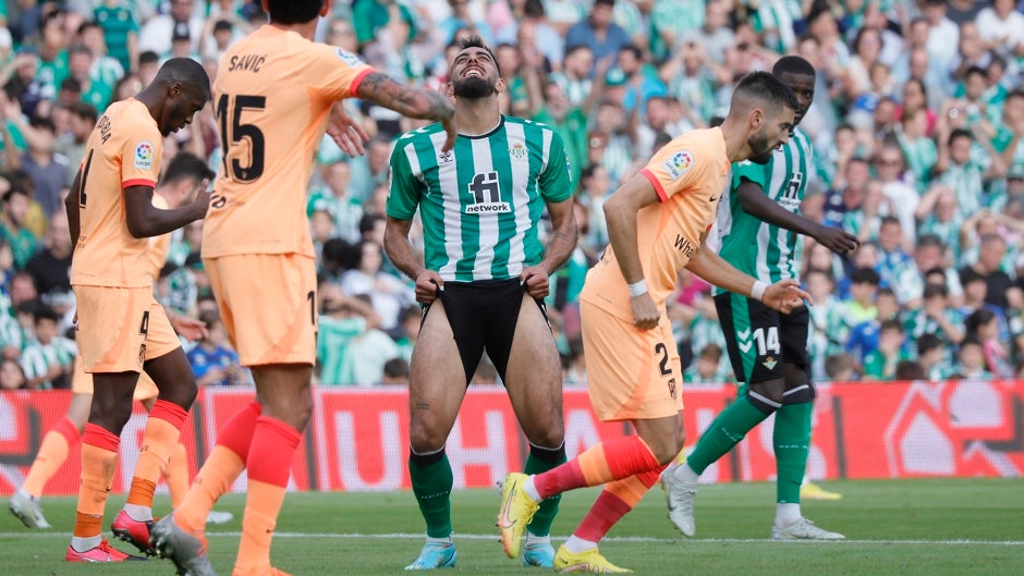 El balance negro del Real Betis ante el Atlético de Madrid