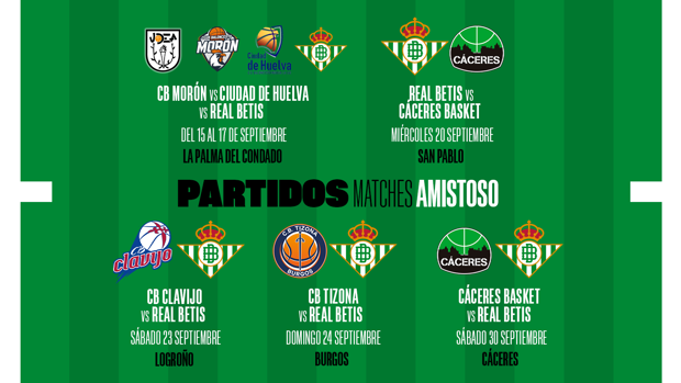 Estos son los partidos y los rivales del Betis Baloncesto en la pretemporada 2023