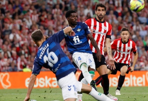 Paul, en el Athletic - Betis de la pasada temporada