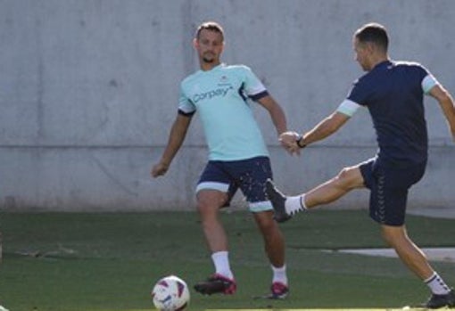 Luiz Felipe, durante uno de los últimos entrenamientos