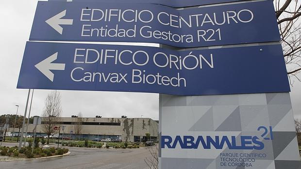 Acceso al parque tecnológico Rabanales 21