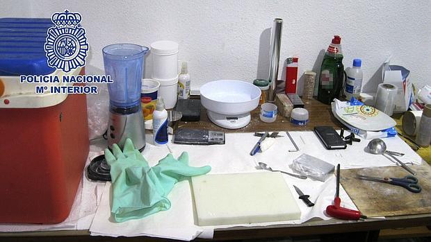 Laboratorio de un clan de narcos