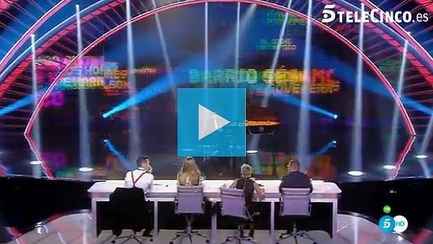 Un momento de la actuación del artista cordobés