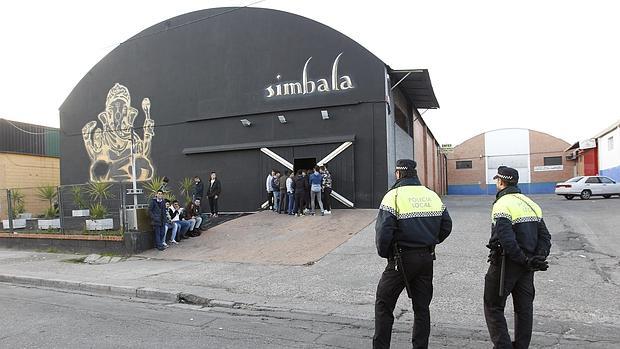 La sala Simbala, ubicada en el Polígono Chinales, en una clausura anterior