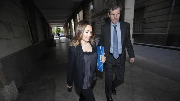 Laura Gómiz, expresidenta de Invercaria, en los juzgados