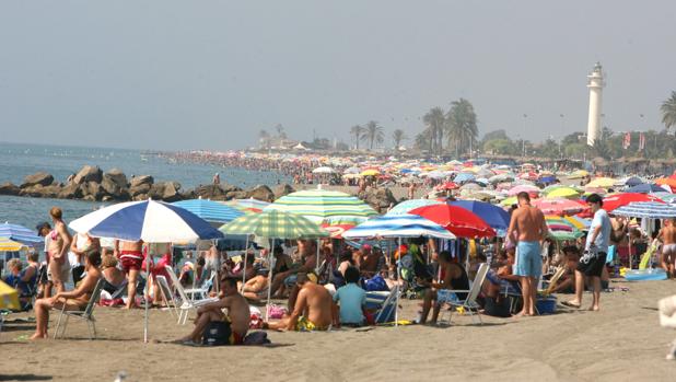 Playa de Torre del Mar, en Vélez-Málaga