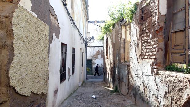Casas vacías en la Axerquía Norte de la capital cordobesa