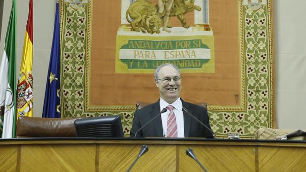 El presidente del Parlamento de Andalucía, Juan Pablo Durán