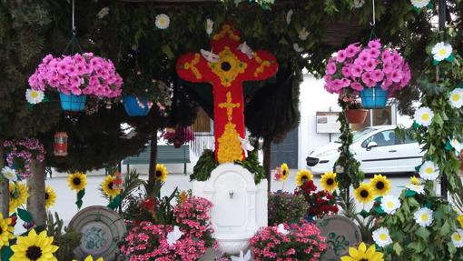 Cruz de mayo en Iznájar