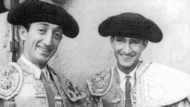 Manolete junto al mexicano Carlos Arruza