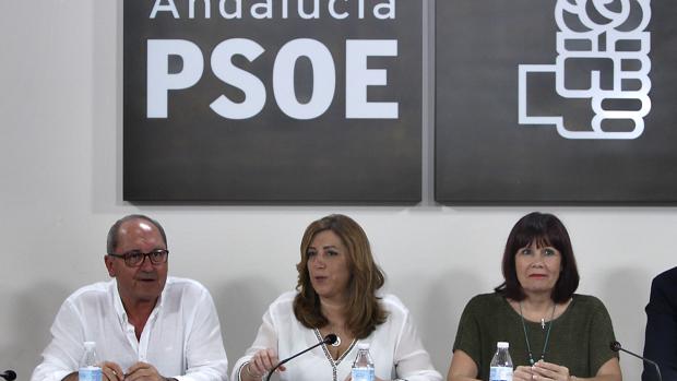 Susana Díaz, el martes en la ejecutiva regional del PSOE