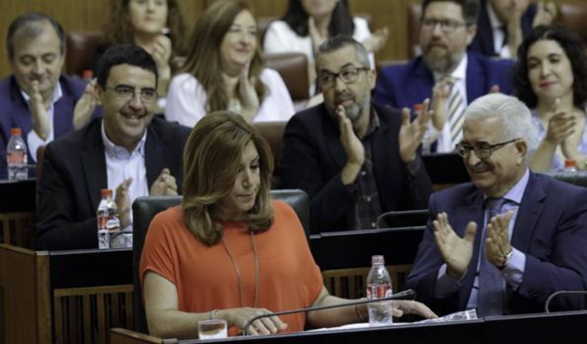 Susana Díaz el jueve sen el Parlamento Andaluz