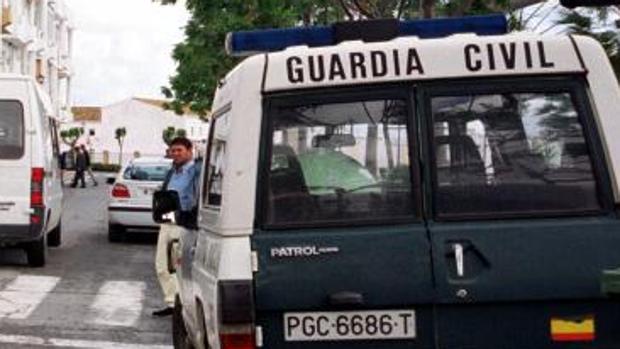 Un coche de la Guardia Civil
