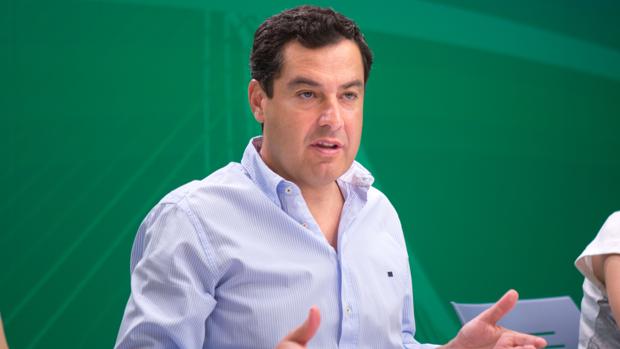 Juanma Moreno, este viernes en Córdoba