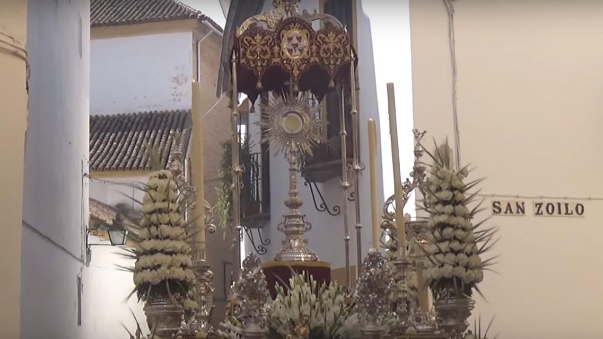 Procesión del «Corpus chico» de la hermandad de la Sangre