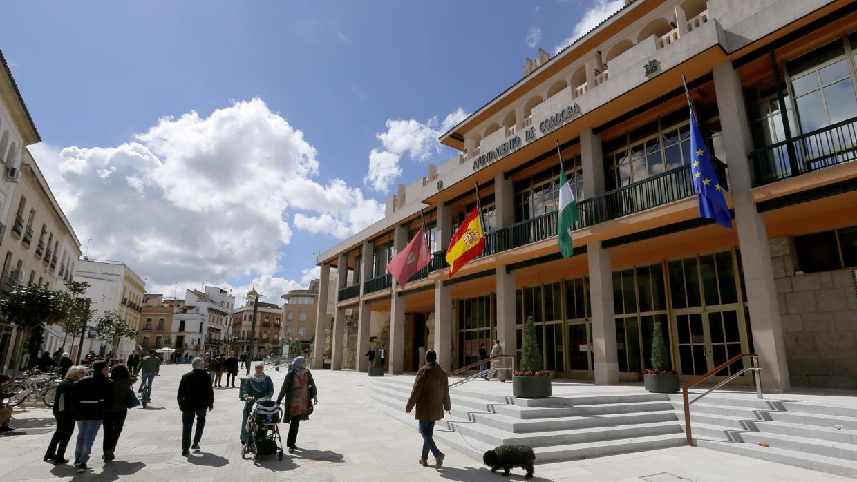 Edificio del Ayuntamiento de Córdoba en la calle Capitulares