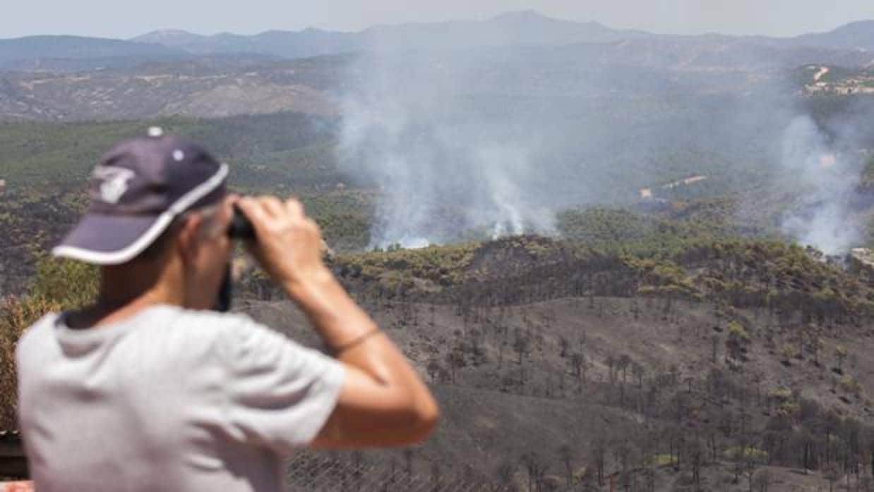 El incendio en Minas de Riotinto ha calcinado entre 600 y 650 hectáreas