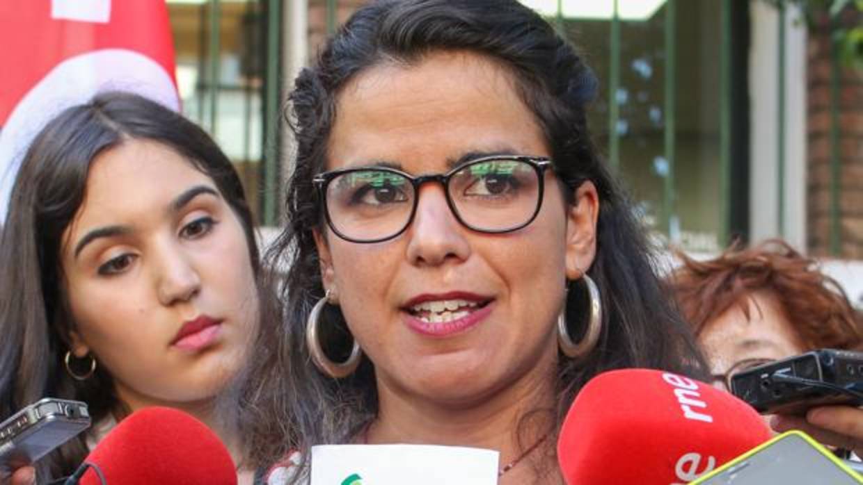 La coordinadora general de Podemos en Andalucía, Teresa Rodríguez
