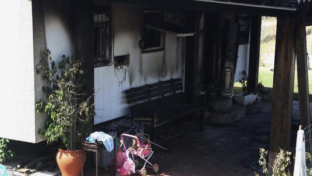 Casa donde se produjo el incendio