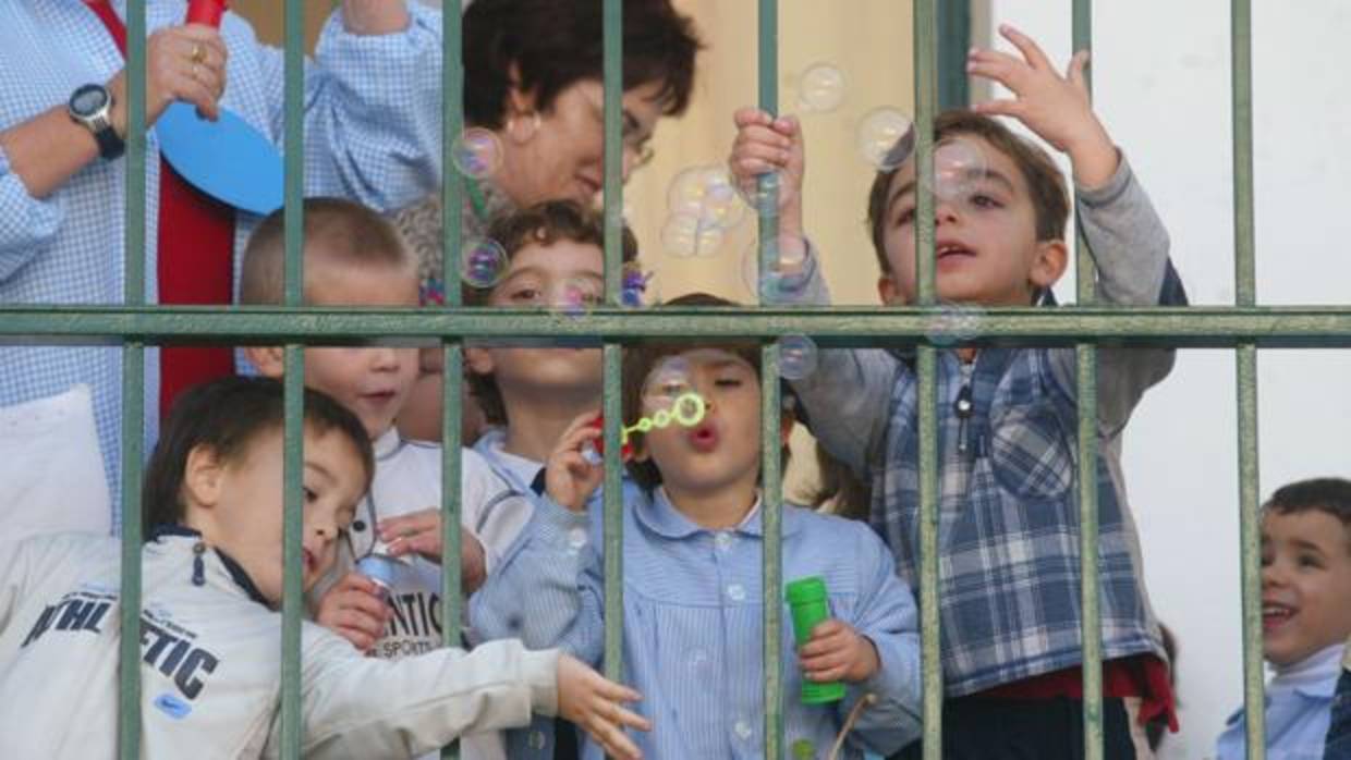 Niños en un colegio público de Córdoba