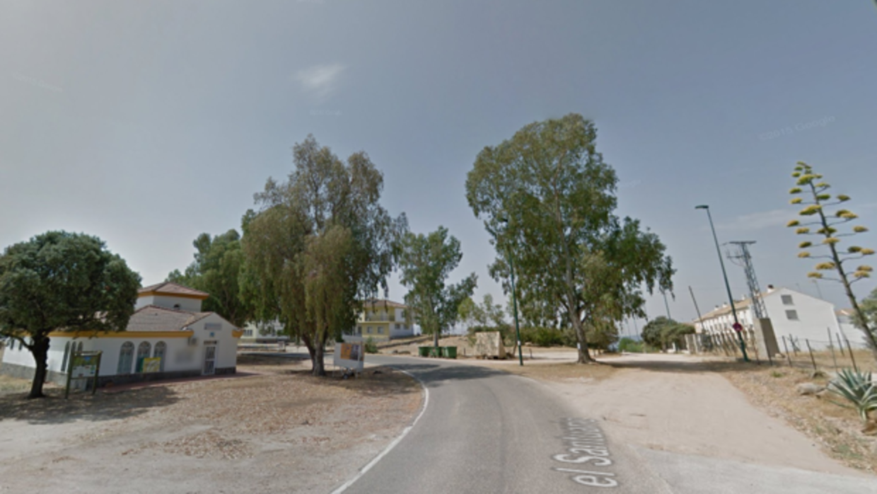 Los dos coches han chocado en la carretera del Santuario de la Virgen de la Cabeza