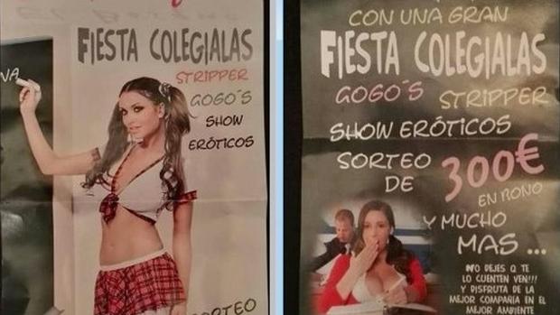 Denuncian una campaña de un prostíbulo de Cartaya que incita a la pedofilia