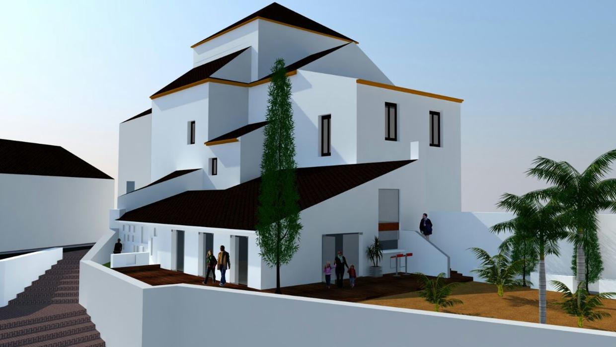 Recreación de la casa de hermandad