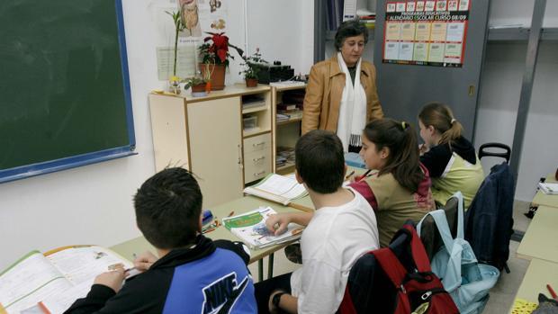 Clase de Primaria en un colegio