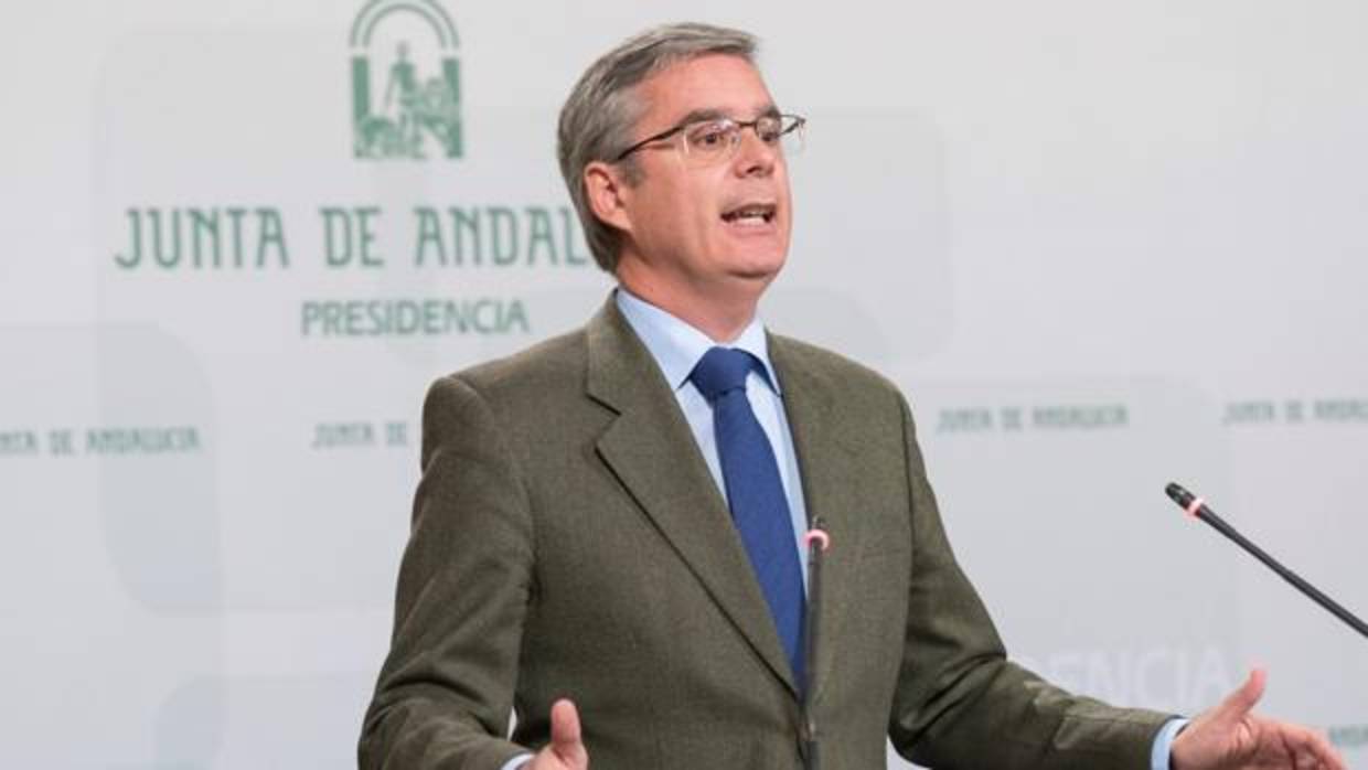 El portavoz del ejecutivo andaluz, Juan Carlos Blanco