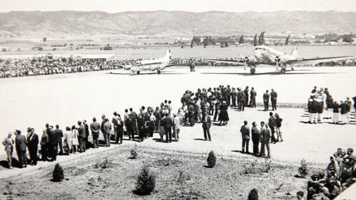 El aeropuerto de Córdoba, la gran apuesta de Cruz Conde por el turismo, en 1958