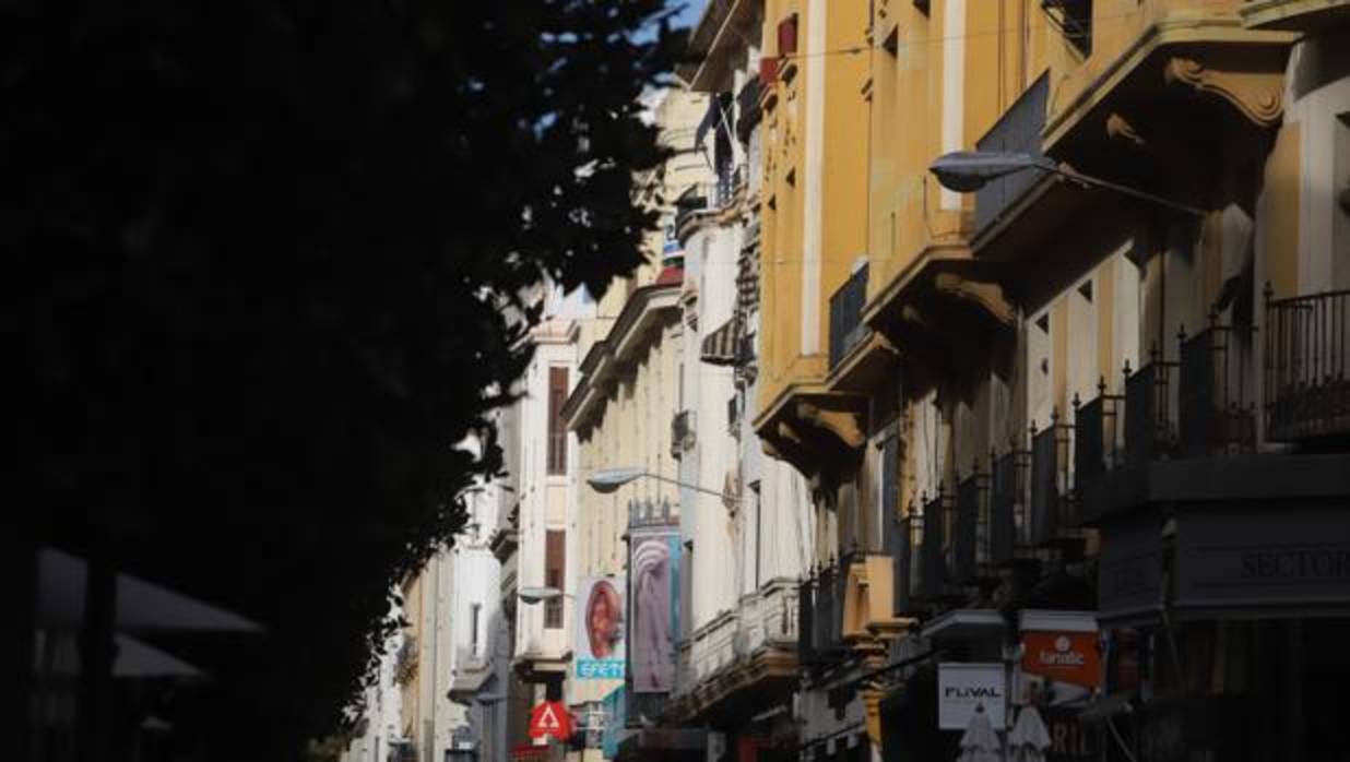 Calle Cruz Conde en el Centro de Córdoba