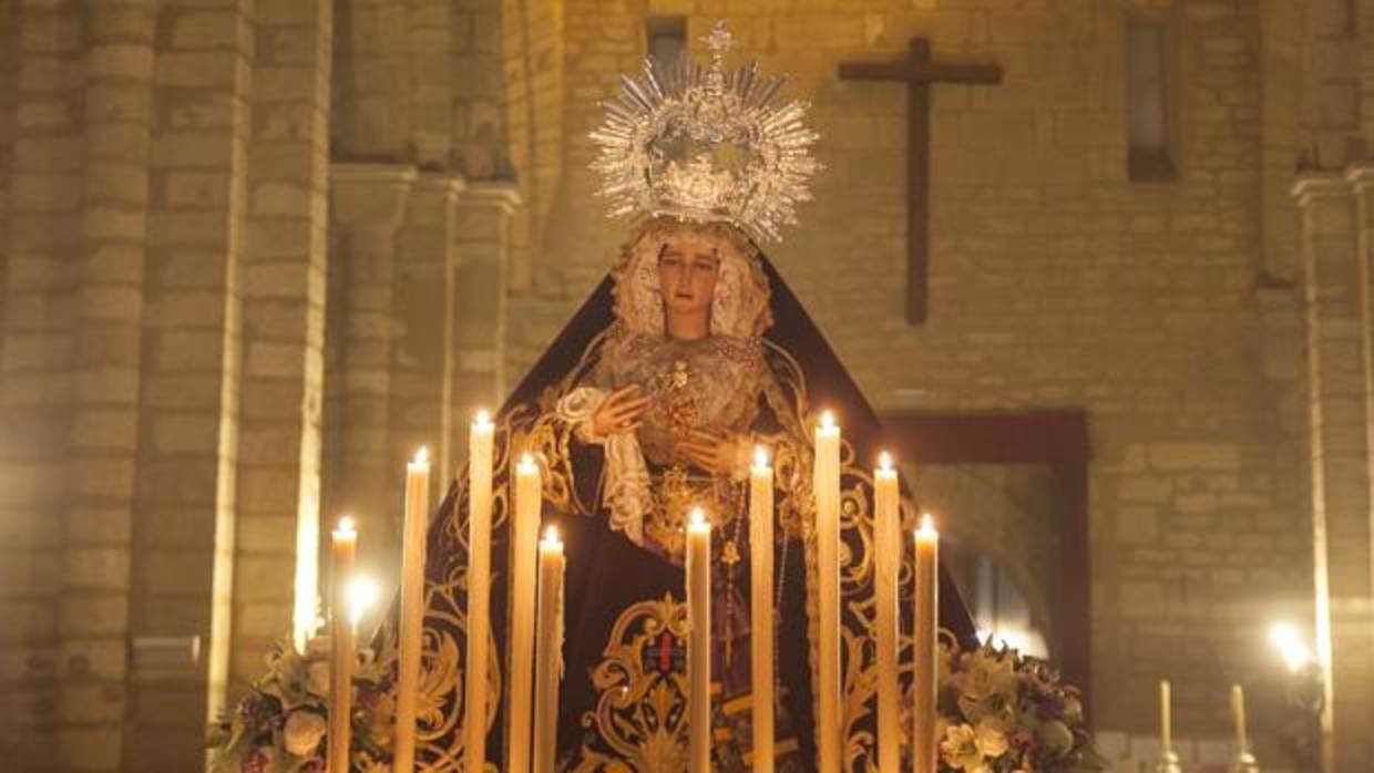La Virgen de la Amargura, en el interior de San Lorenzo