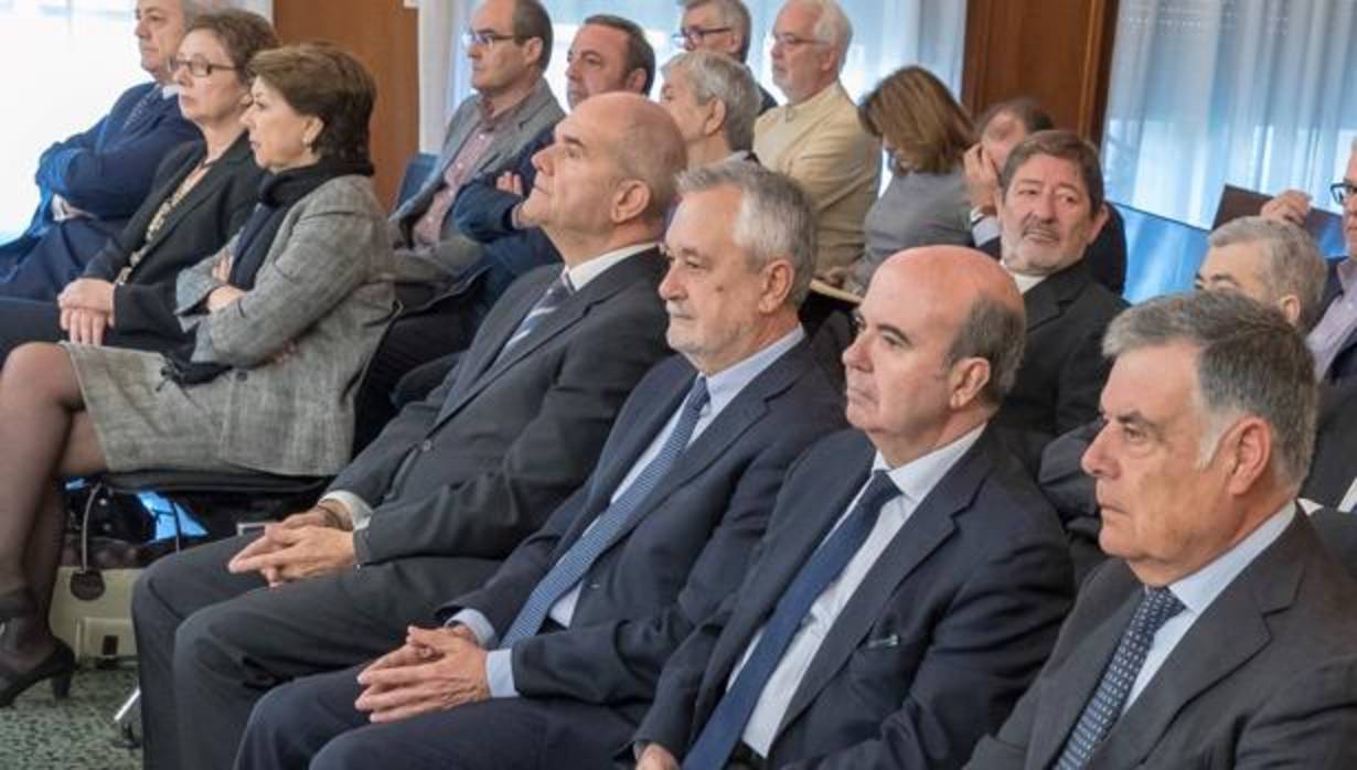 Una escena del juicio de los ERE que se está celebrando en Sevilla