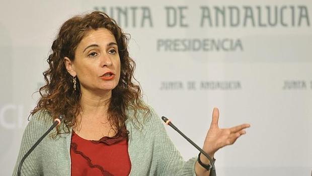 María Jesús Montero, consejera de Hacienda de la Junta