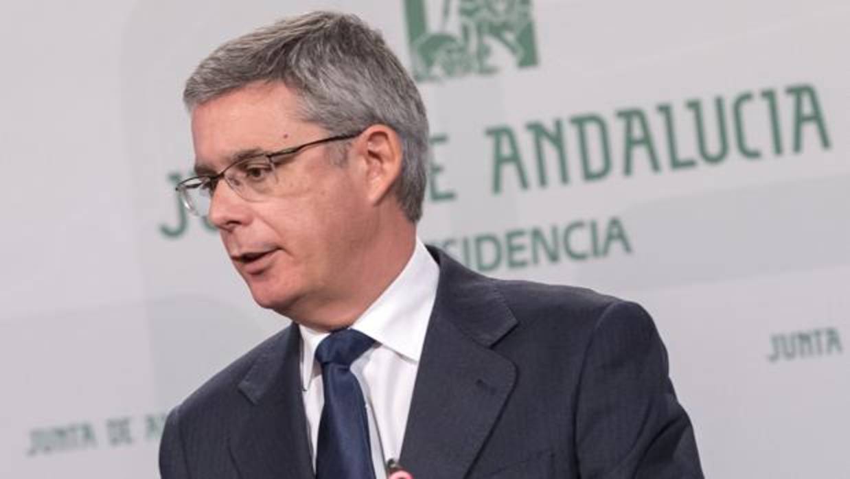 El portavoz del Ejecutivo andaluz, Juan Carlos Blanco