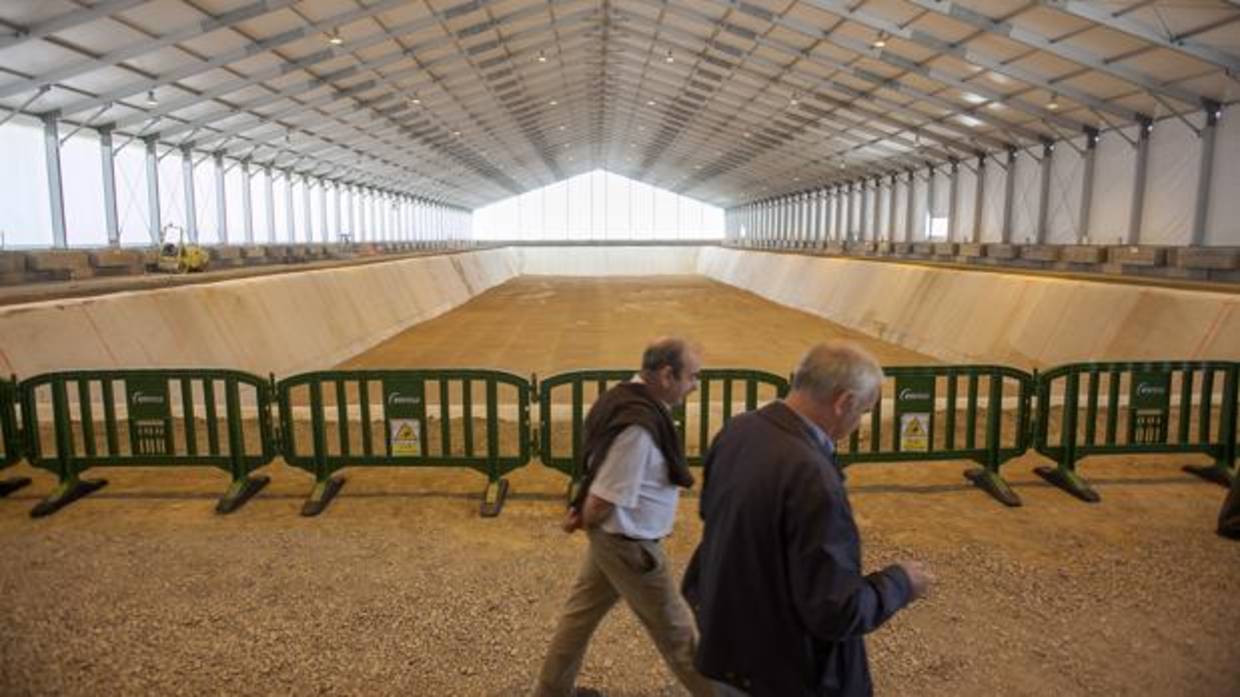 Interior de las instalaciones del centro de almacenamiento de residuos radiactivos de El Cabril
