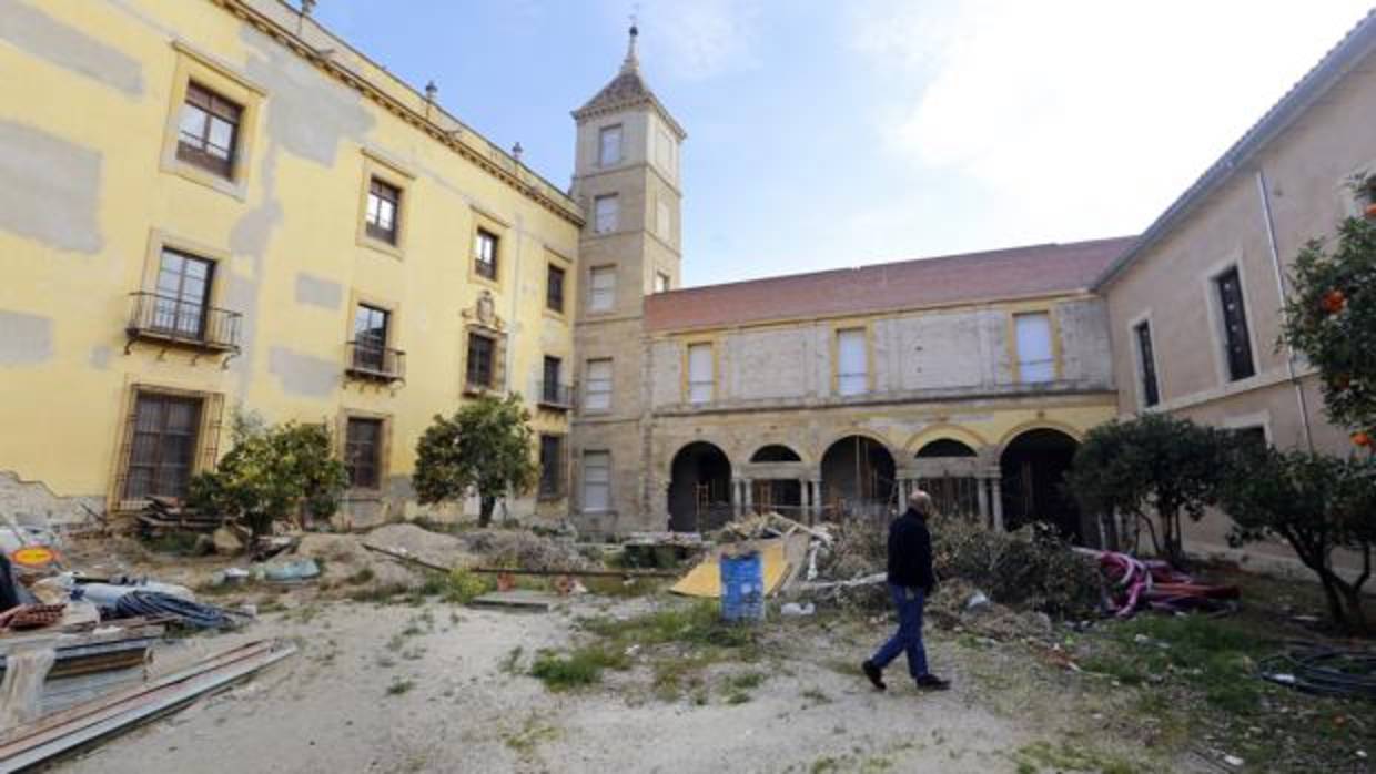 Zona en la que se pretende construir el nuevo cuerpo del Palacio Episcopal