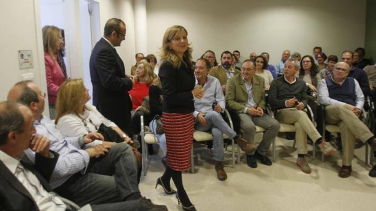 La consejera de Salud, Marina Álvarez, este lunes en Córdoba