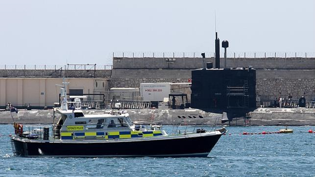 El Campo de Gibraltar, en permanente sobresalto por la llegada de submarinos nucleares al Peñón