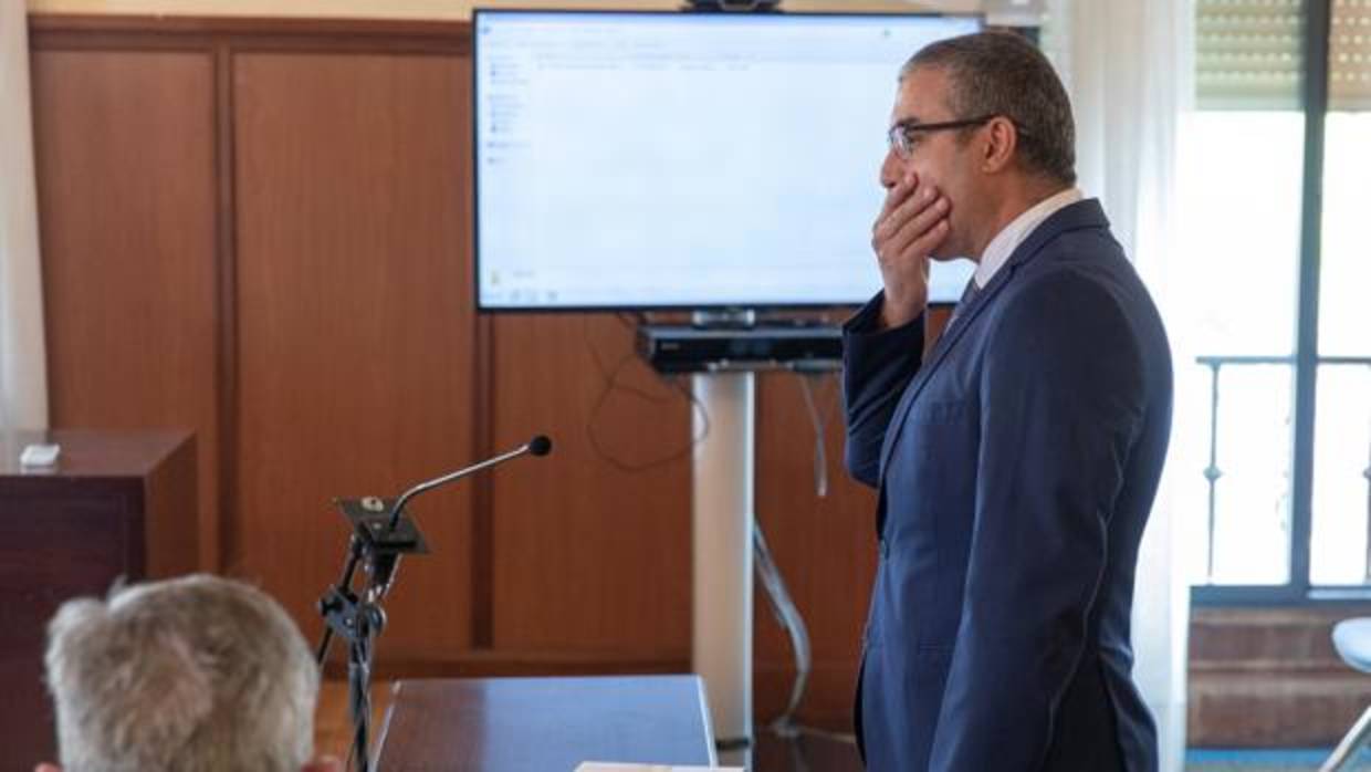 Antonio Diz-Lois en su declaración ante el tribunal de los ERE el lunes 21 de mayo